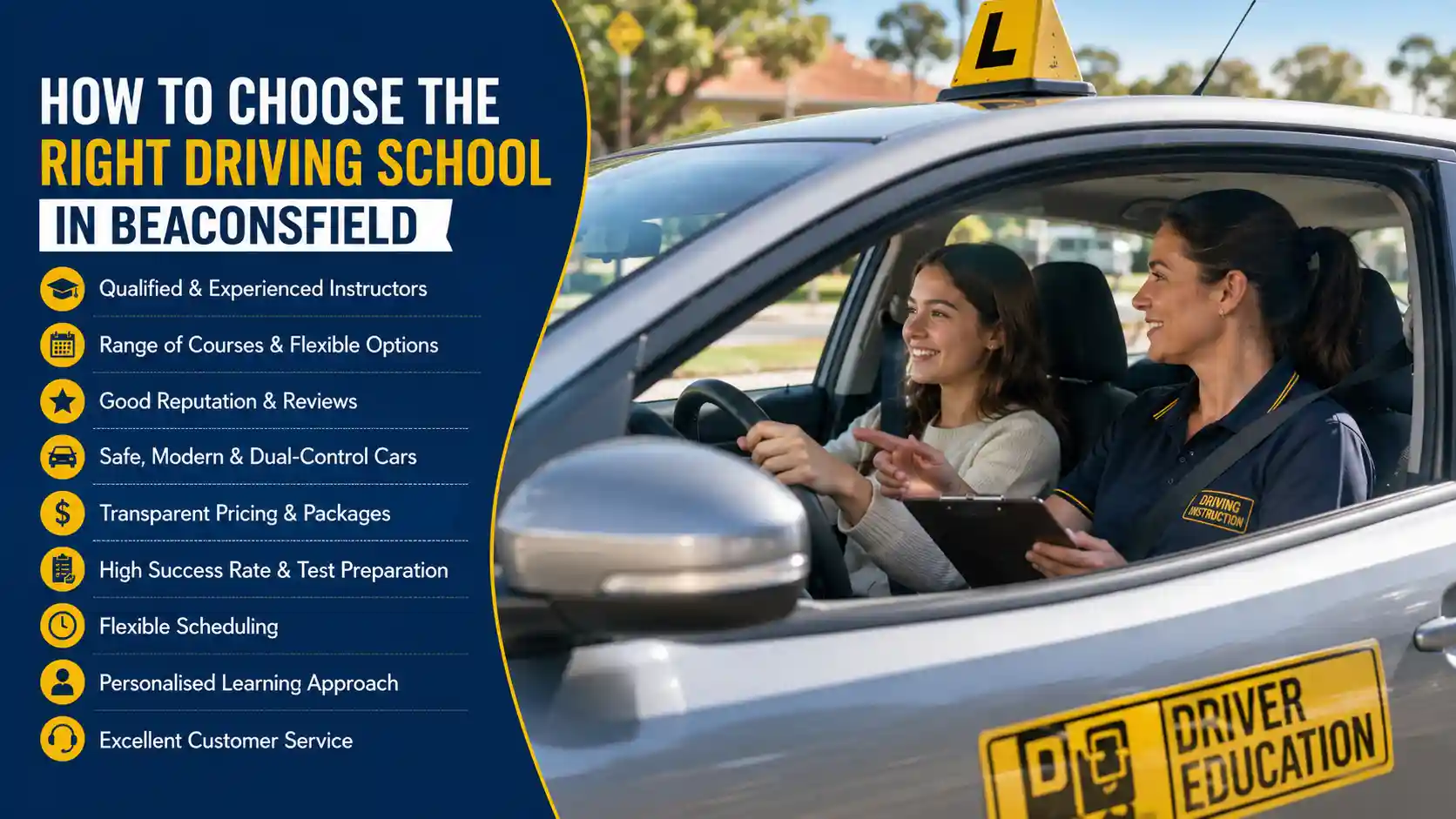 Finding the Best Driving School in Beaconsfield