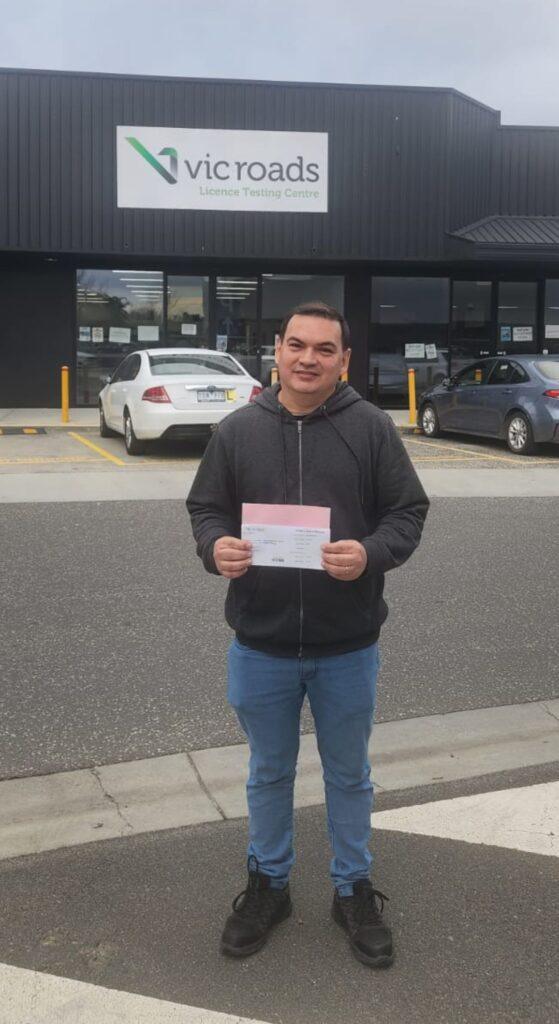 Lee passed from vicroads Pakenham by Budget Driving School