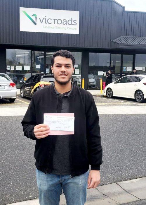 Mohammad Abdullah passed from vicroads Pakenham East by Budget Driving School (500 by 700)