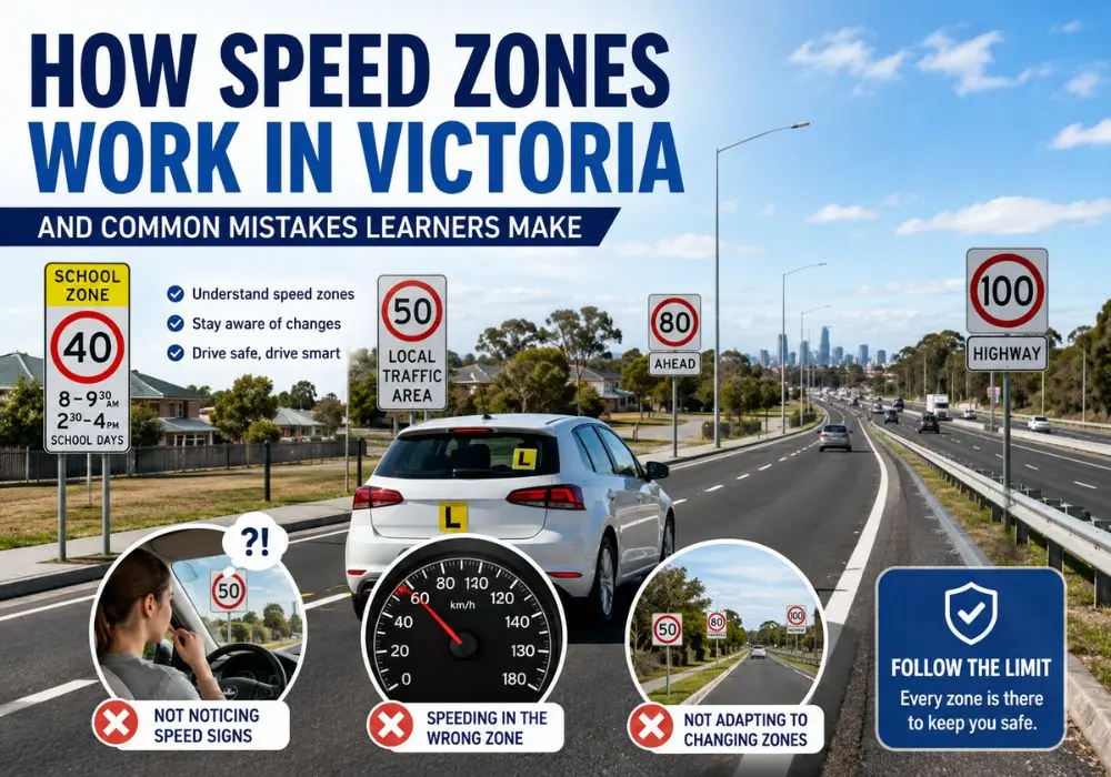 How Speed Zones Work in Victoria and Common Mistakes Learners Make