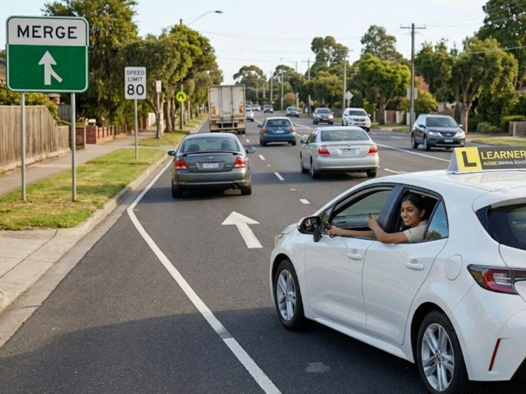 How to Handle Merging Lanes Confidently on Victorian Roads
